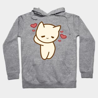 CUTE SHY CAT Hoodie